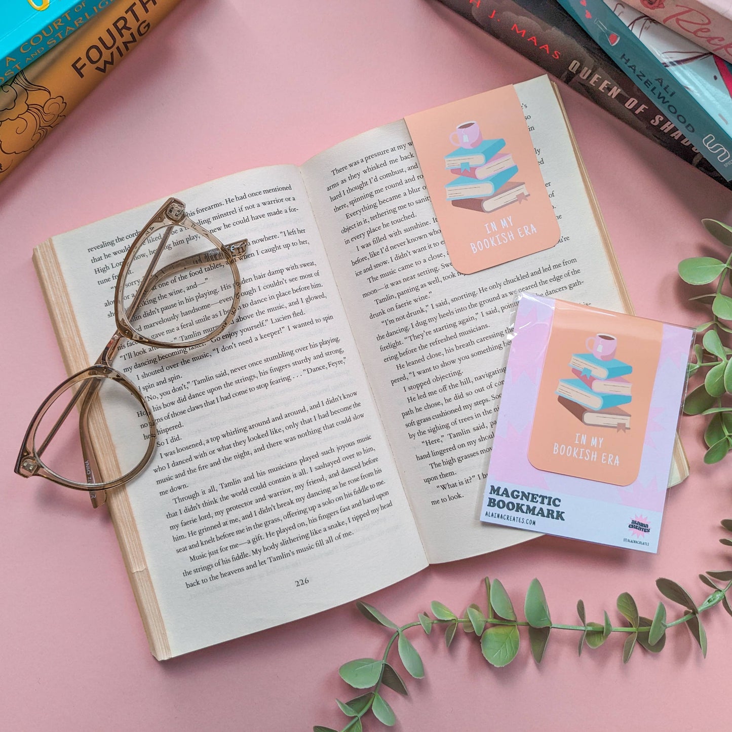 'In My Bookish Era' Magnetic Bookmark