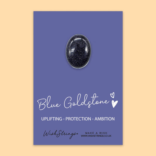 BLUE GOLDSTONE - Crystal Pocket Token