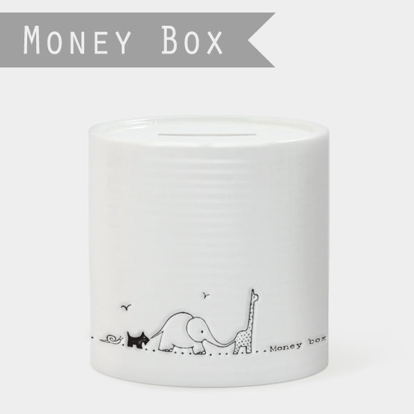 Porcelain money box-Nursery animals