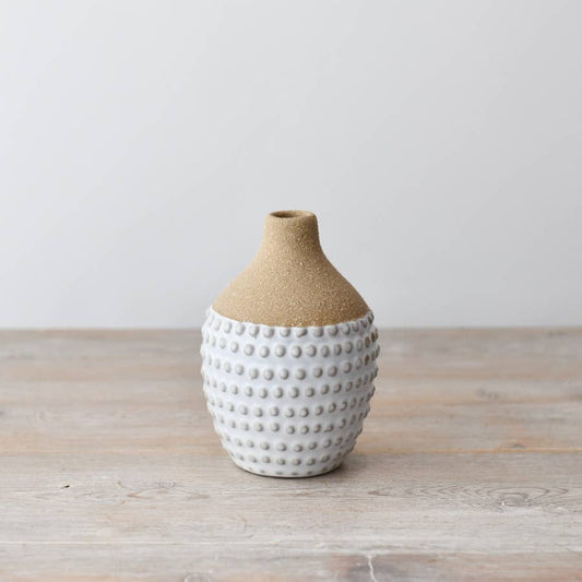 Bobble 2 Tone Flower Vase, 12cm