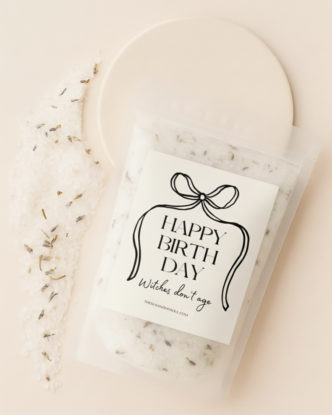 Happy Birthday Himalayan Bath Salts Gift⎜Lavender Scent