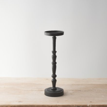 PILLAR CANDLE HOLDER, STYLE 1 23CM