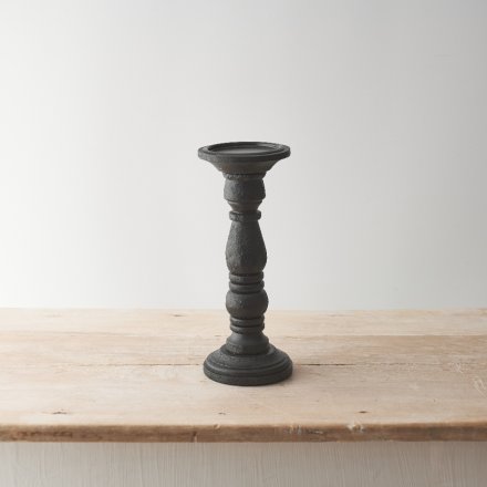 25CM WOODEN CANDLE STAND