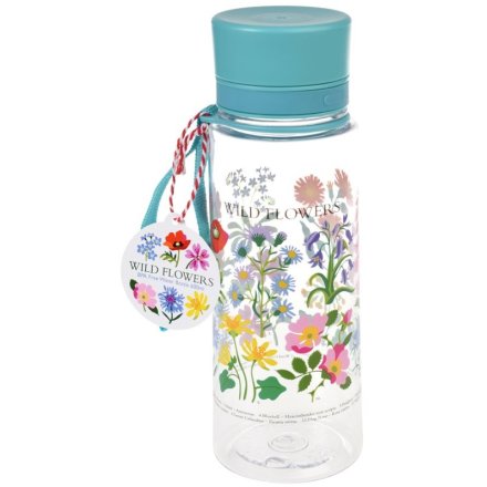 WATER BOTTLE - WILD FLOWERS, 600ML