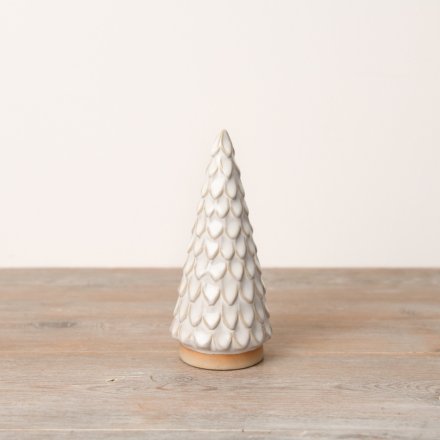 Scalloped Ceramic Tree - 2 Sizes