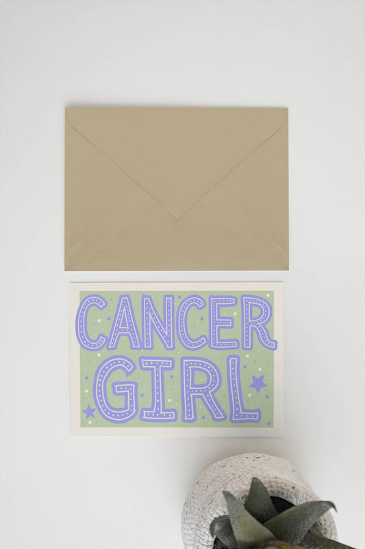 Cancer Girl A6/5x7 card : Naked (No cello or clasp) / A6