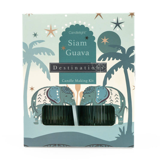 Siam Guava Candle Making Kit with Thai Flower Market Scent