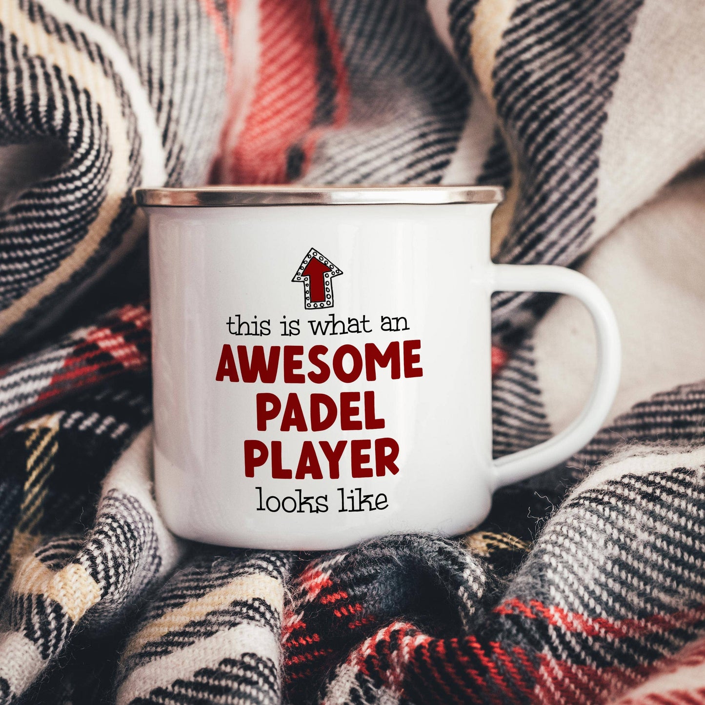 This Is What An Awesome Padel Player Looks Like Mug: Enamel