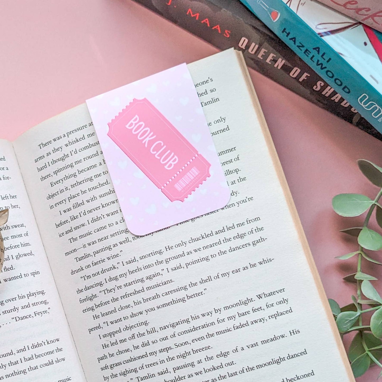 'Book Club' Magnetic Bookmark