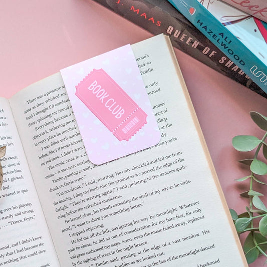 'Book Club' Magnetic Bookmark