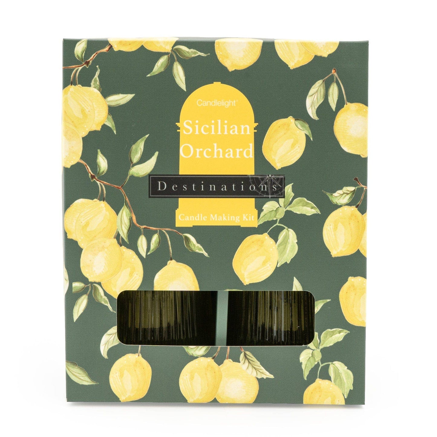 Sicilian Orchard Candle Making Kit Set with Lemon Grove Scent