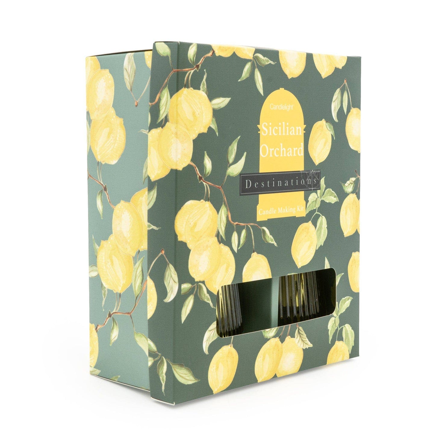 Sicilian Orchard Candle Making Kit Set with Lemon Grove Scent