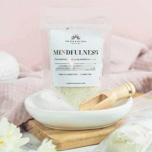 Mindfulness Luxury Soak Himalayan Bath Salts Gift⎜Lavender