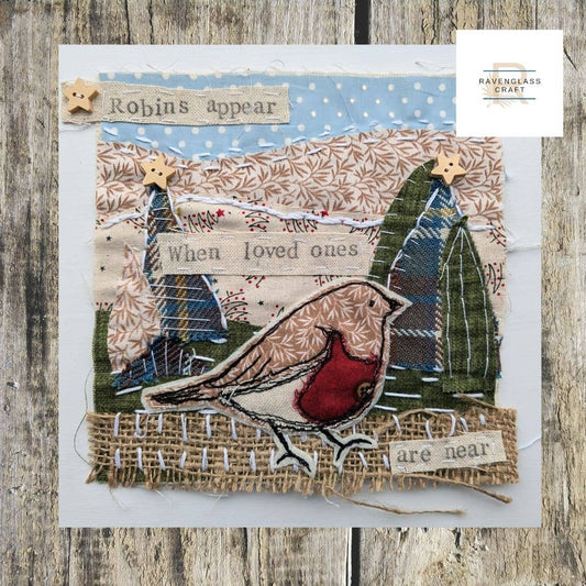 Robin Slow Stitch craft kit