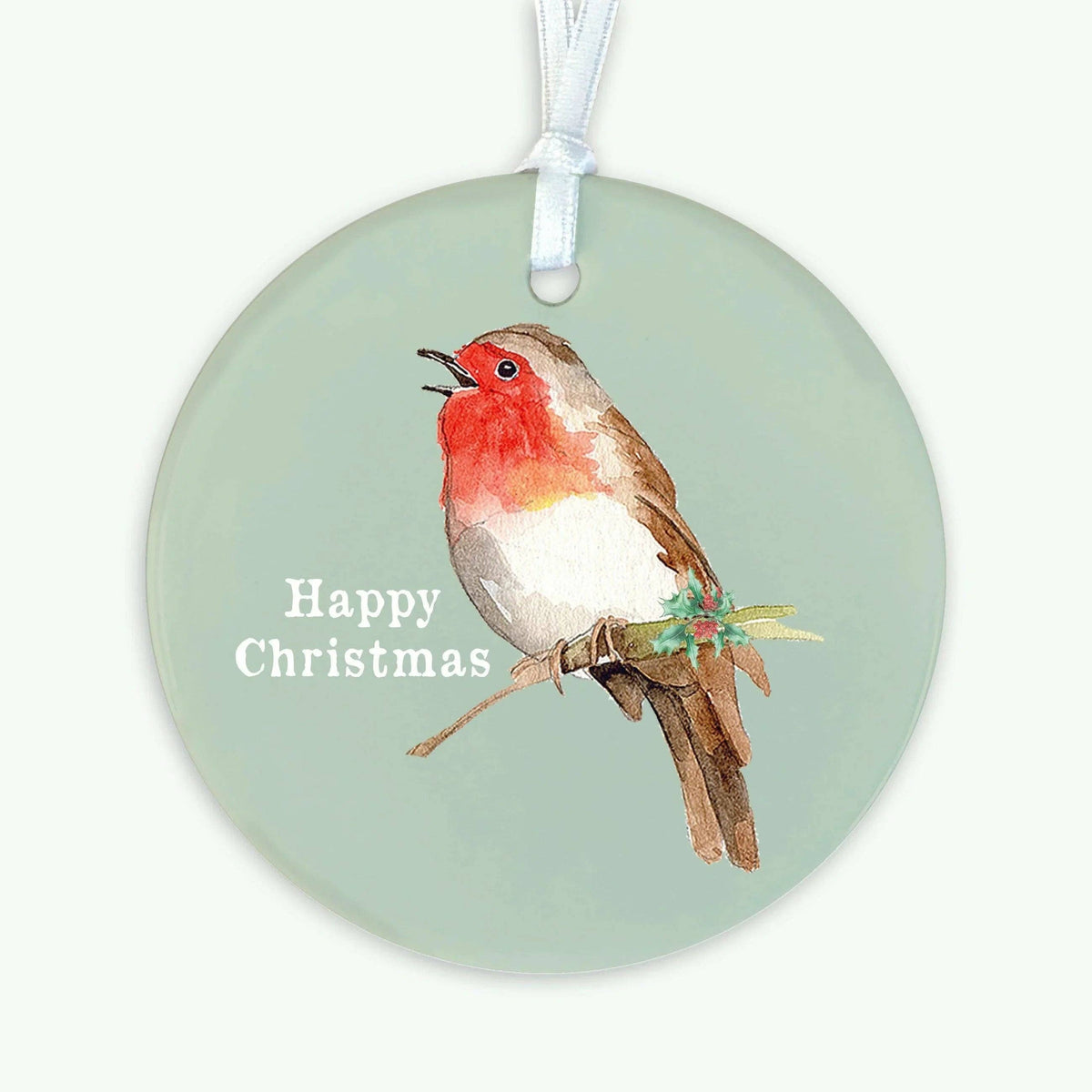 Unique Watercolour Christmas Card | Hanging Decoration | Christmas Keepsake | Festive Gift