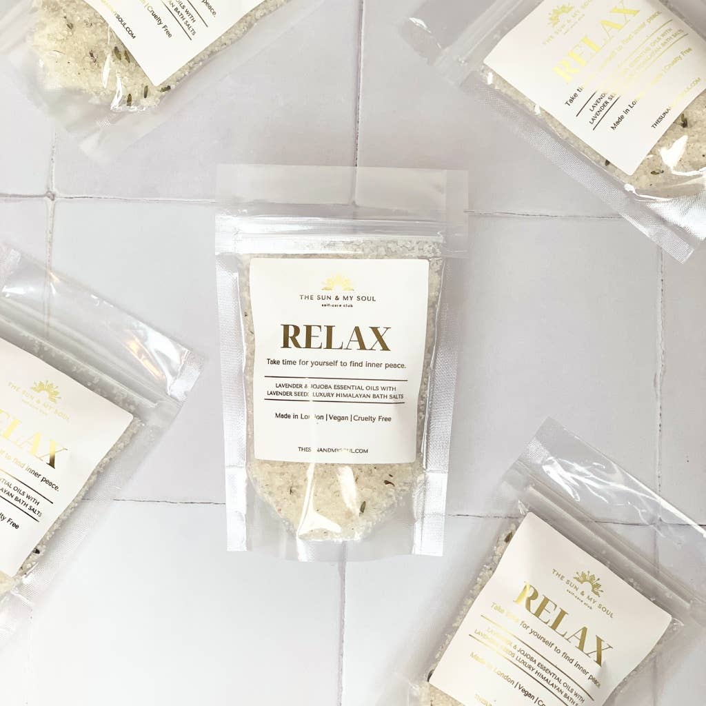 Relax Luxury Himalayan Soak Bath Salts Gift⎜Lavender Scent