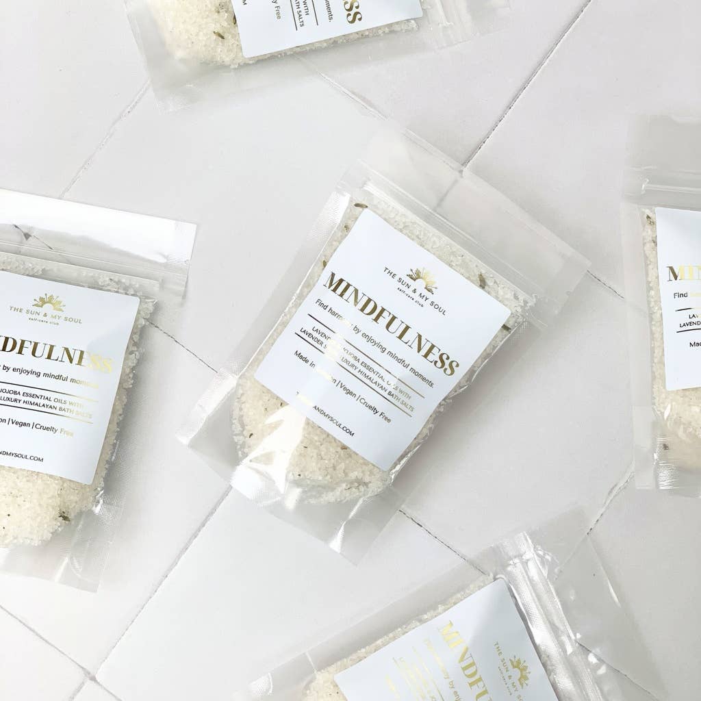 Mindfulness Luxury Soak Himalayan Bath Salts Gift⎜Lavender