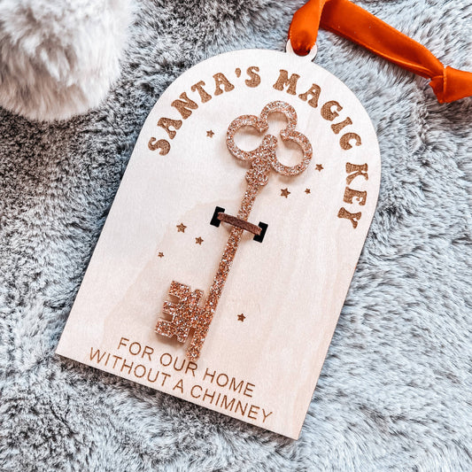 Santa's magic key decoration