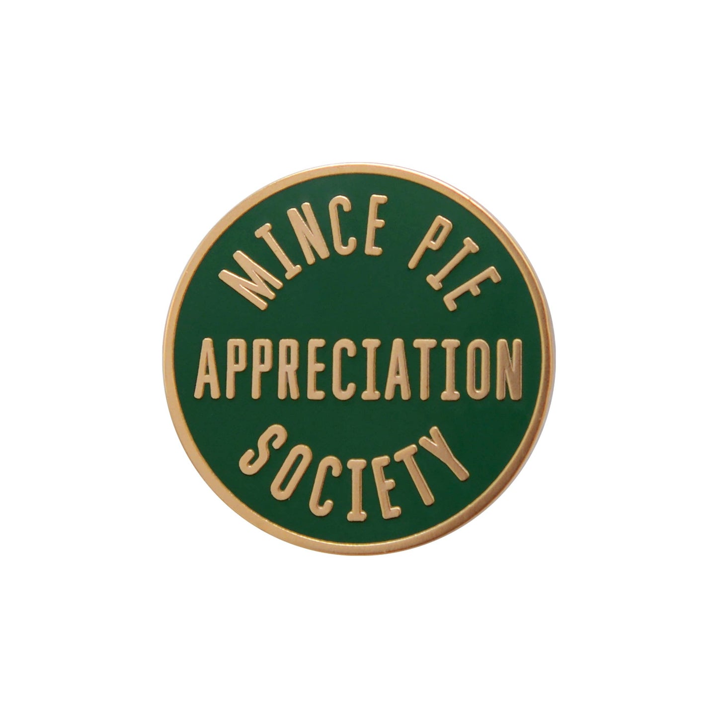 Mince Pie Appreciation Society - Enamel Pin