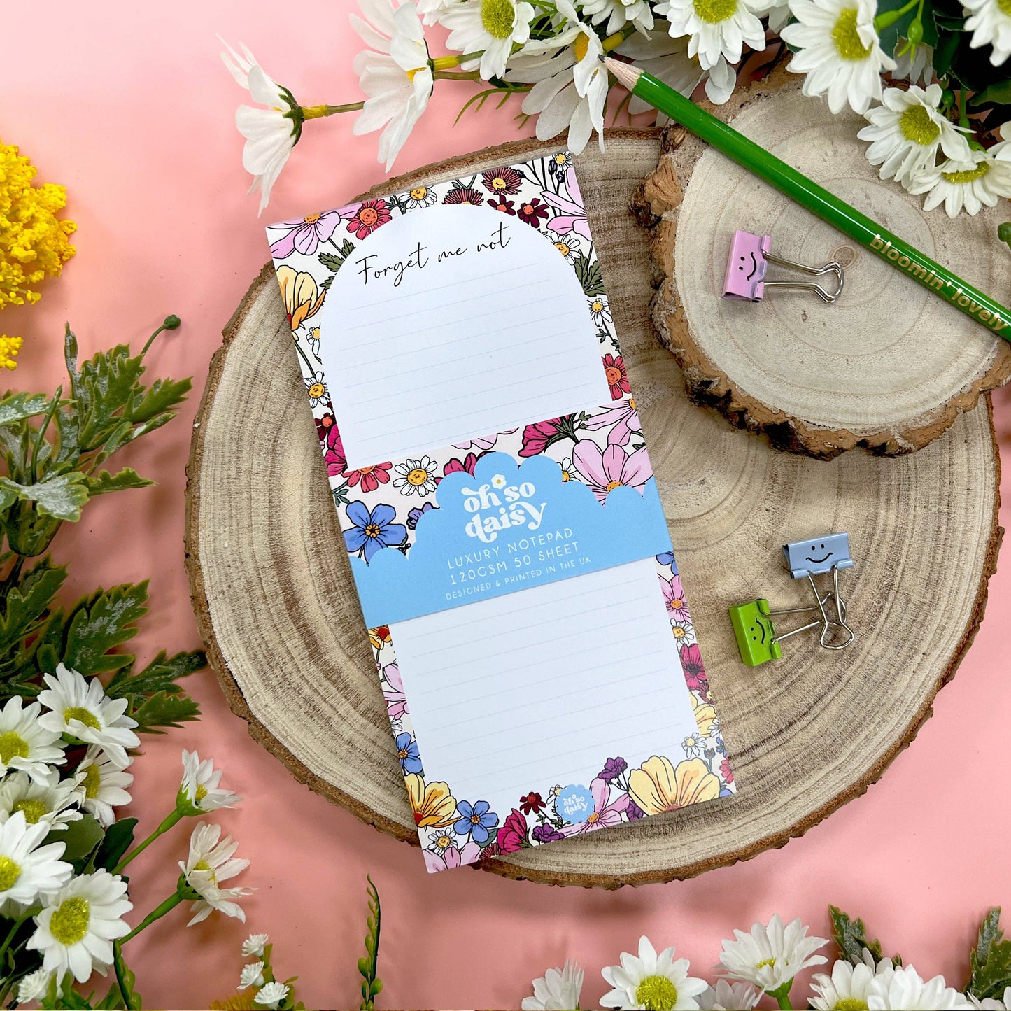 SHE’S A WILDFLOWER - DL SHOPPING LIST NOTEPAD