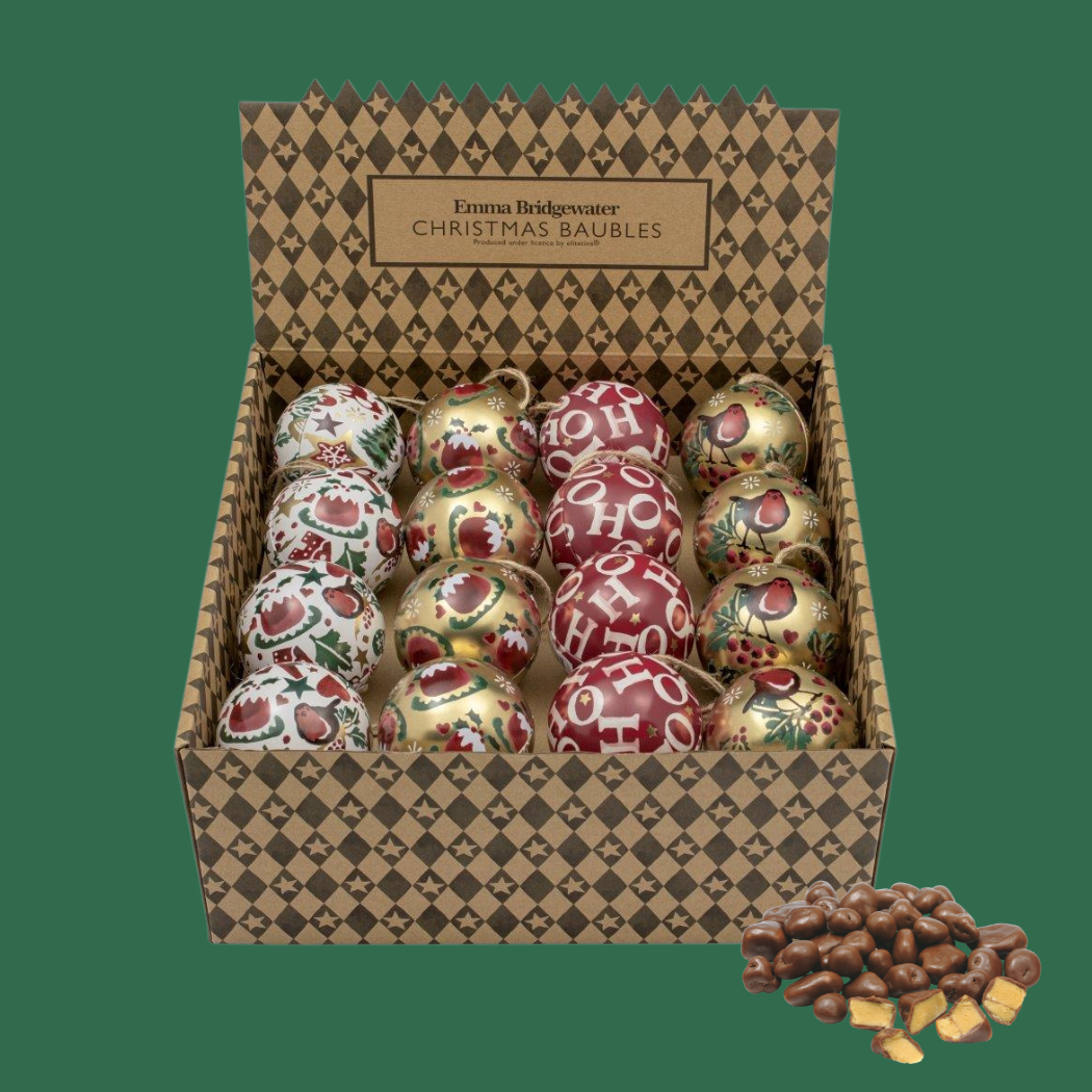 Emma Bridgewater - Christmas Baubles with Choc Honey Crunch