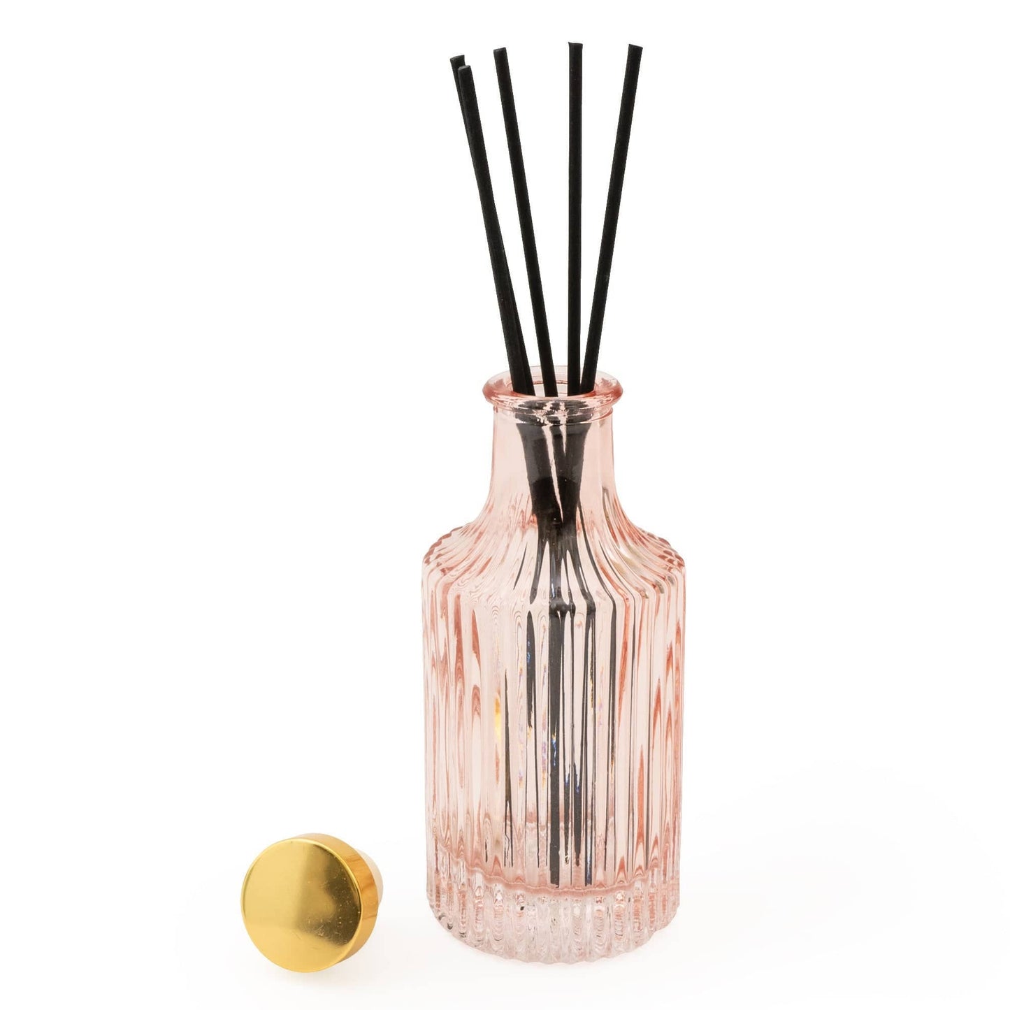 Jeff Banks 150ml Ridged Glass Reed Diffuser - Blush 6PK