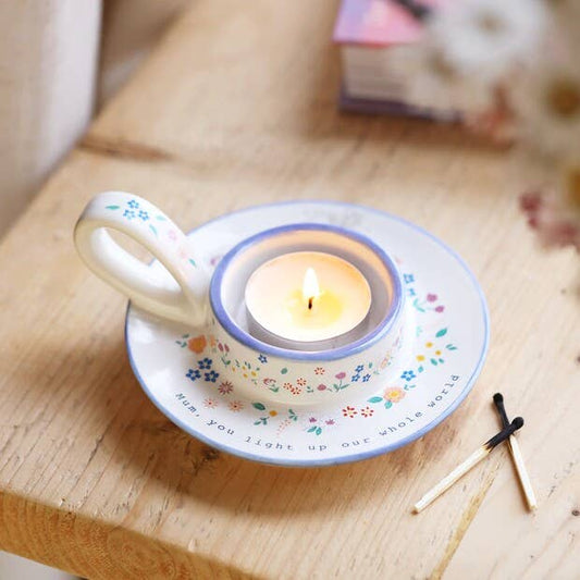 Mum Meaningful Word Tealight Holder