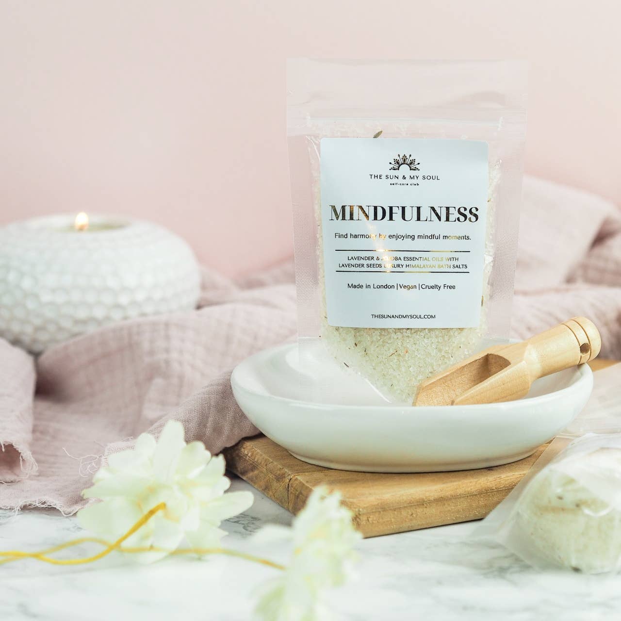 Mindfulness Luxury Soak Himalayan Bath Salts Gift⎜Lavender