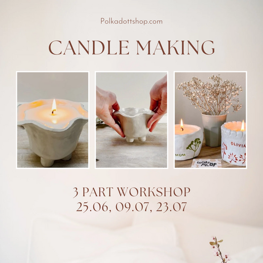 Candle Making Part 1.          25th June 2024 6 -8pm