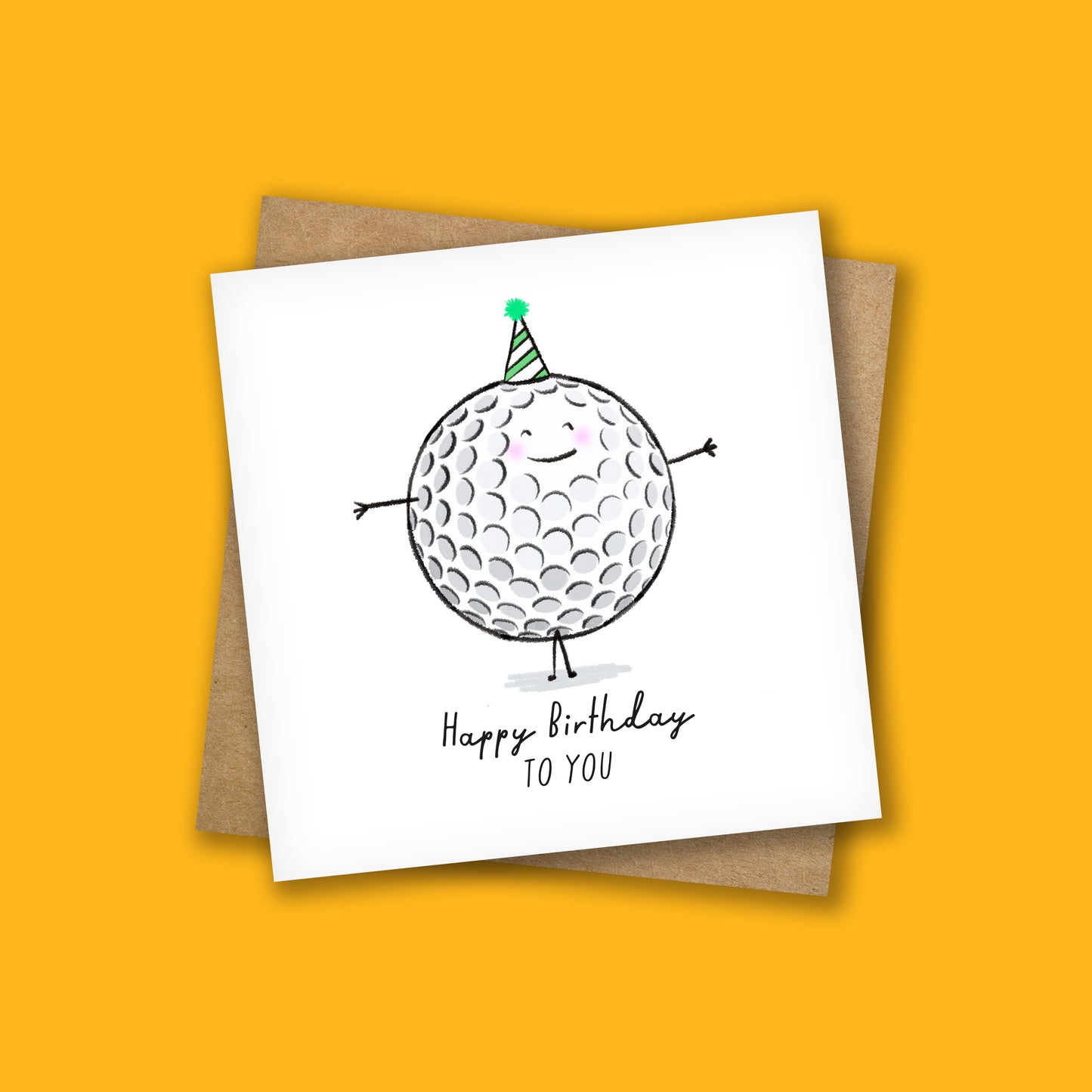 GOLF GUY BIRTHDAY CARD