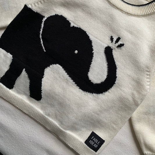 FABLE AND BEAR Elephant Jumper