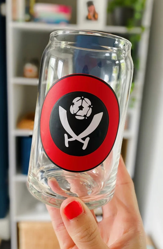 SUFC Badge Glass
