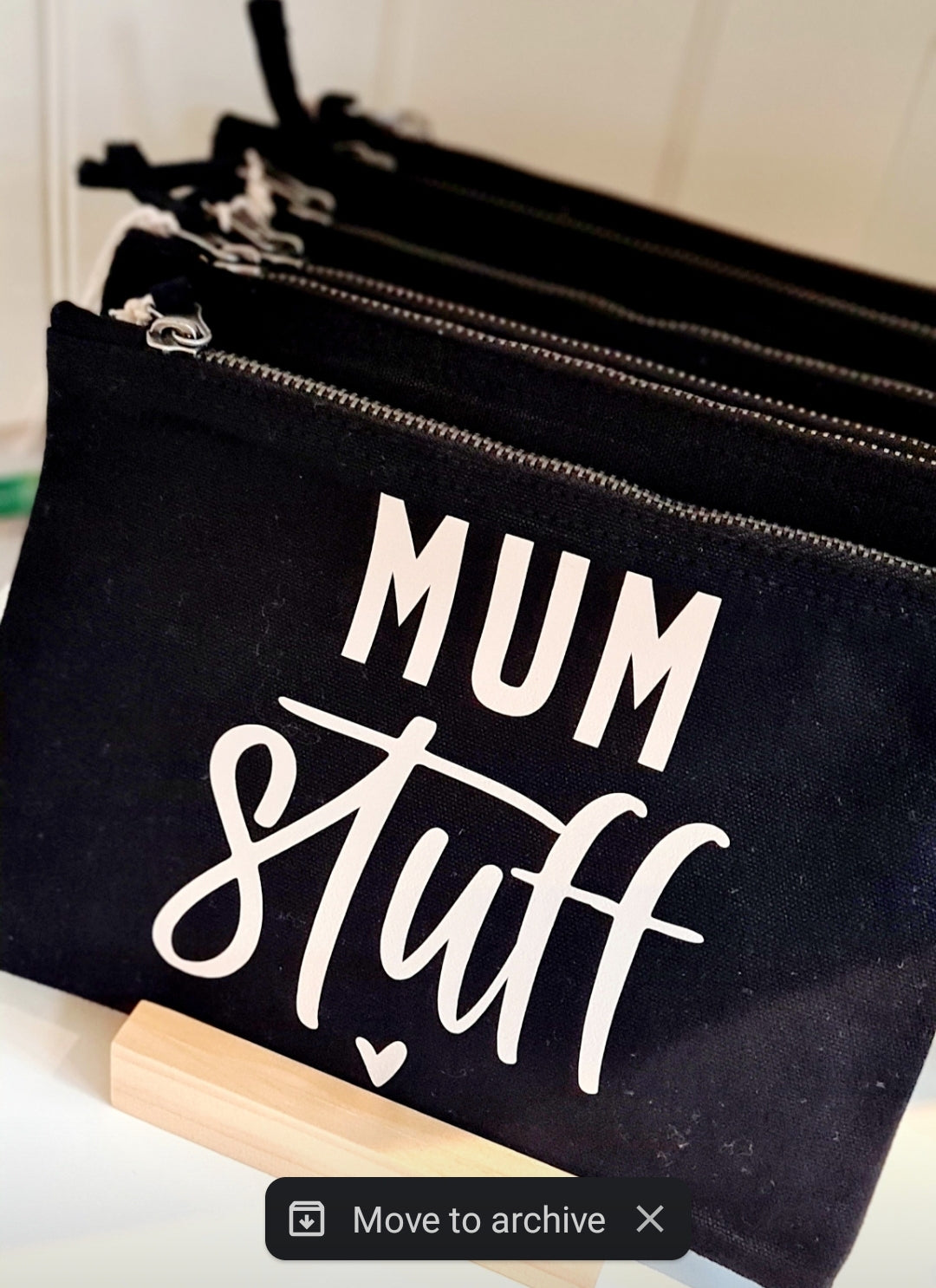 MUM STUFF Canvas Pouch