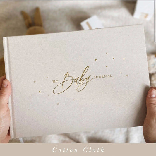 My Baby Journal (Ivory) Newborn Keepsake Memory Book