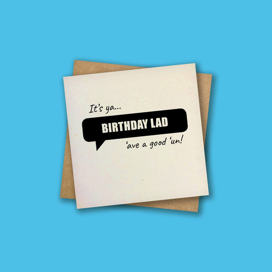 YORKSHIRE BIRTHDAY LAD CARD