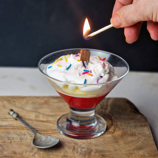 Trifle inspired Dessert Candle