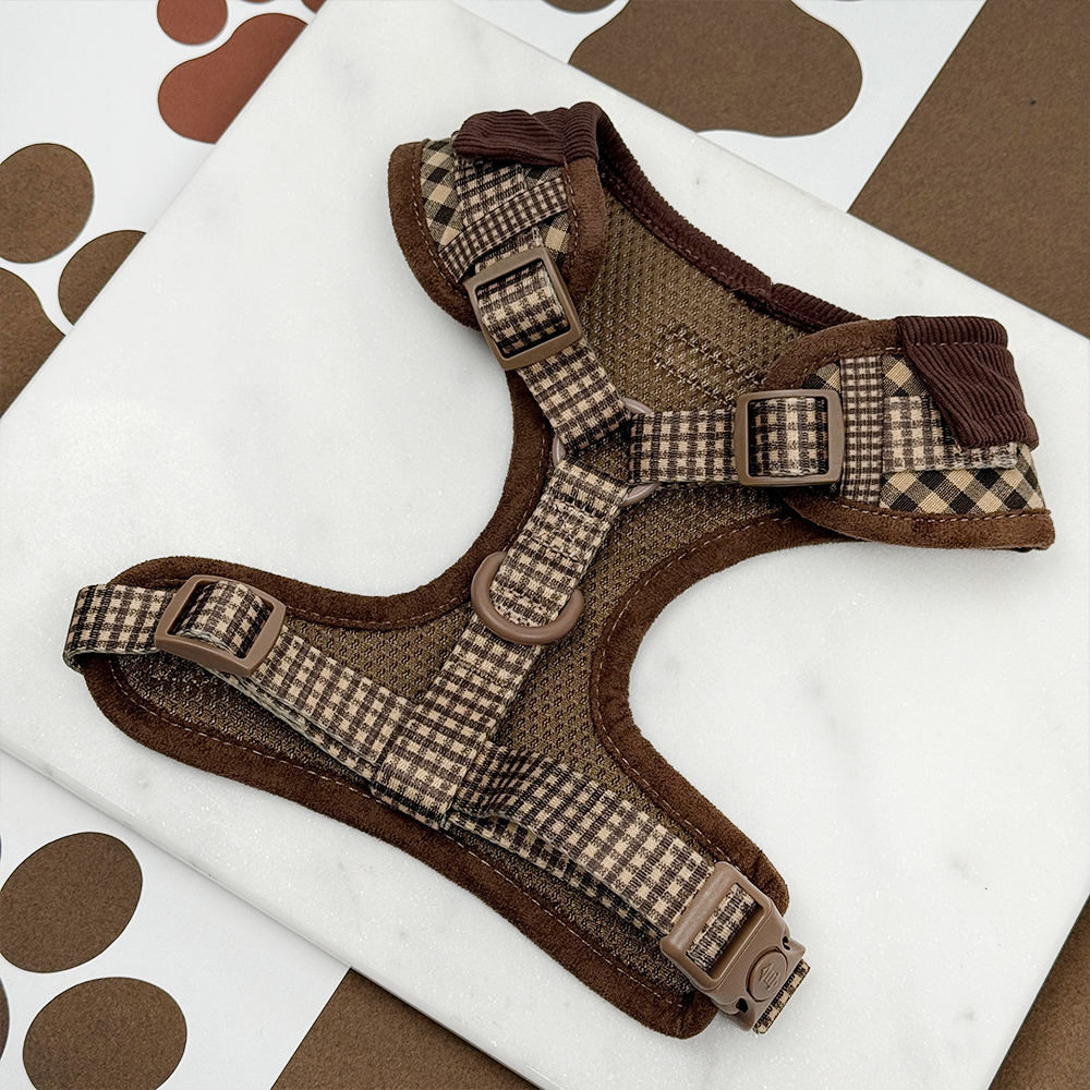 Cotswolds Check Adjustable Neck HARNESS: M