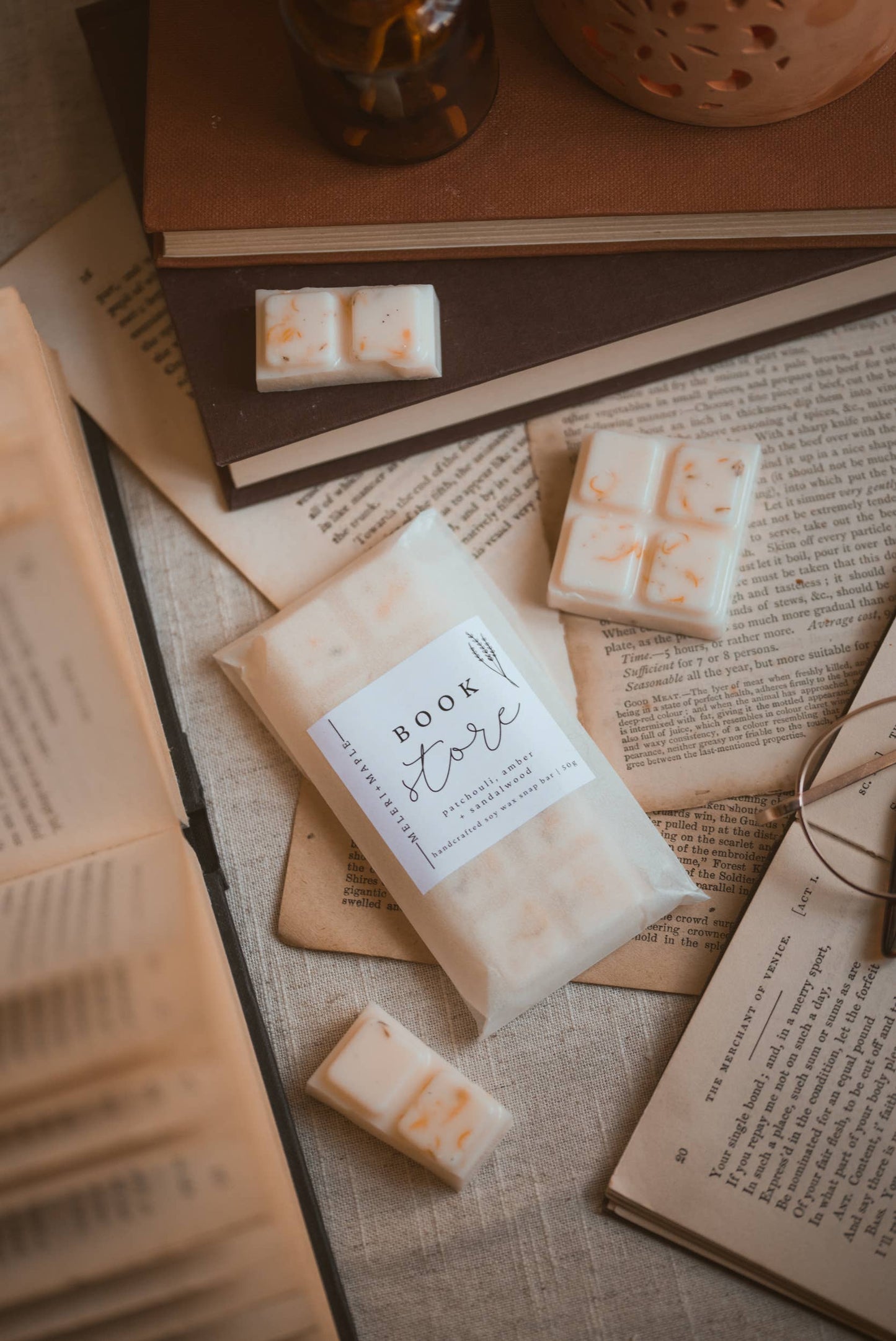 Earl Grey and Cucumber Scented Snap Bar Wax Melt