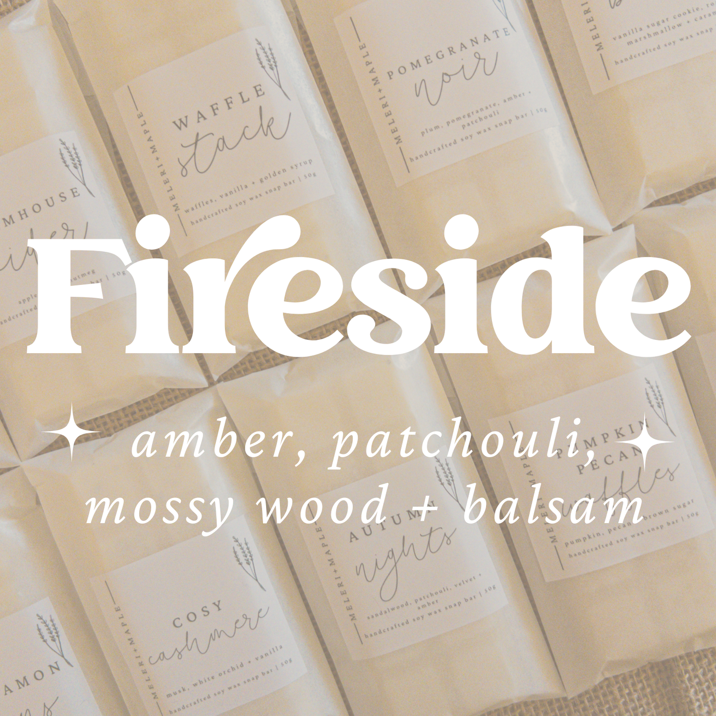 Fireside Scented Snap Bar Wax Melt
