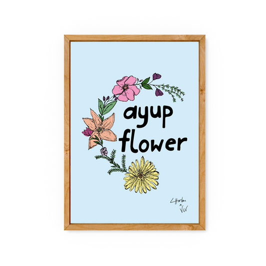 Ayup Flower - Luke x Viv Collaboration - Print - Luke Horton