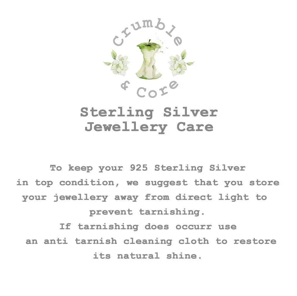 Sterling Silver Stud Earrings – Classic 925 Silver Studs With Robin Christmas Card Gift Box: White