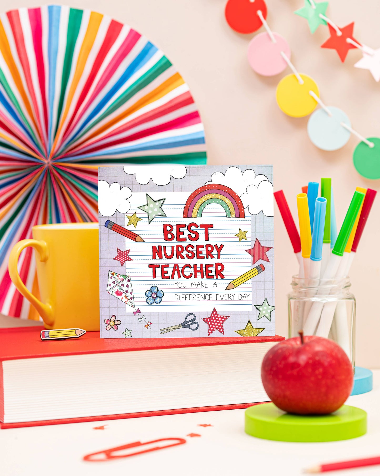 Best Nursery Teacher Greeting Card