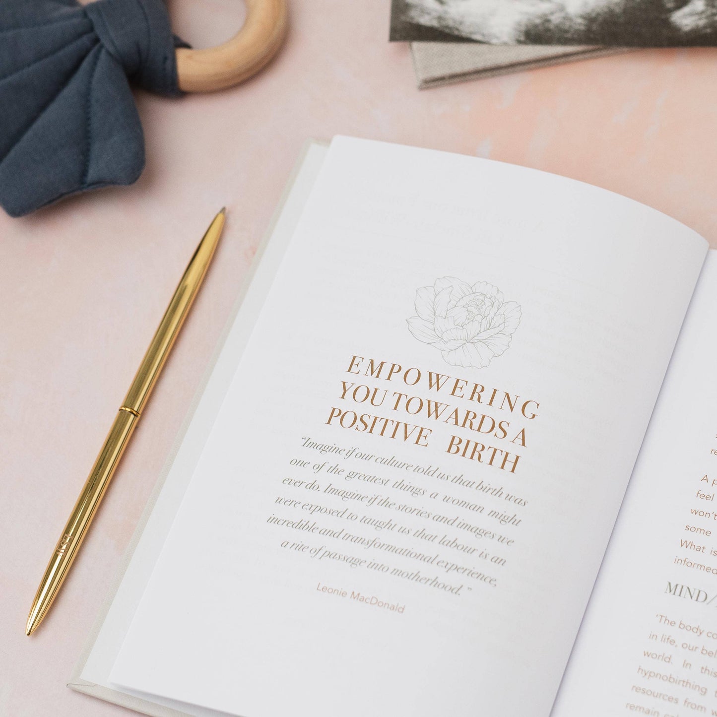 Mama Notes: Pregnancy Journal for Positive Birth - Mum Gifts