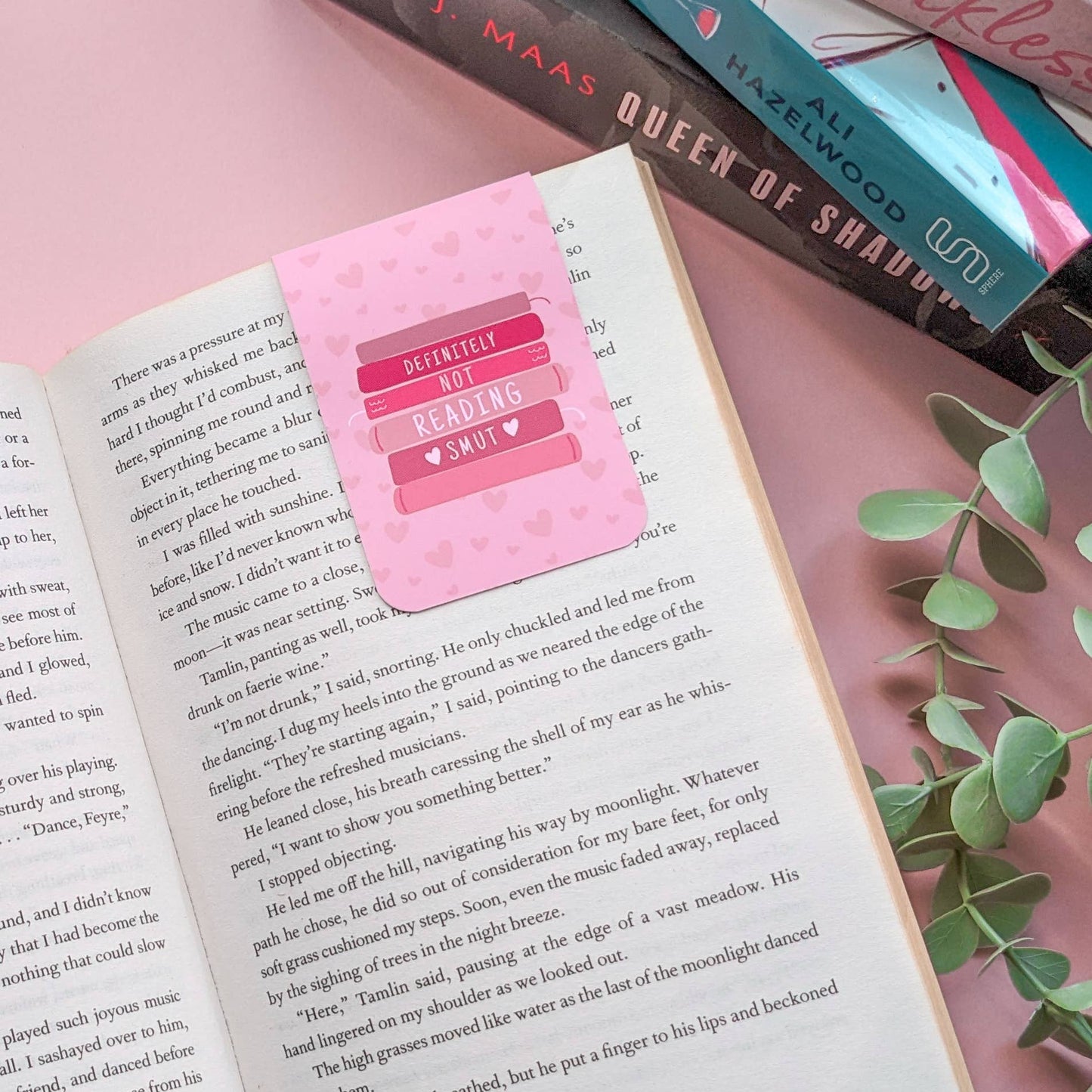 'Definitely Not Reading Smut' Magnetic Bookmark