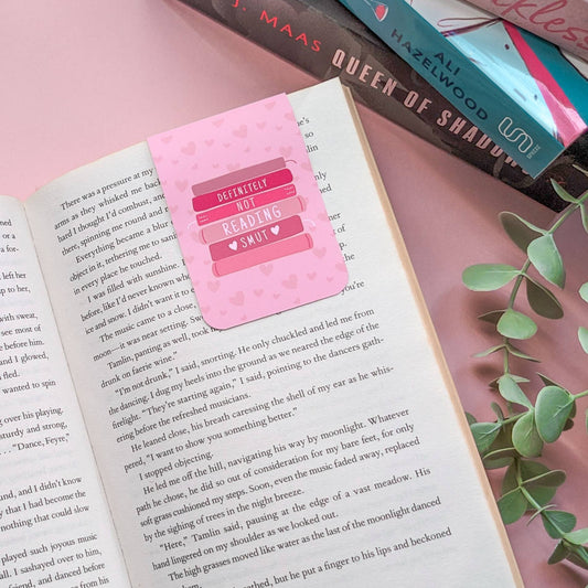 'Definitely Not Reading Smut' Magnetic Bookmark