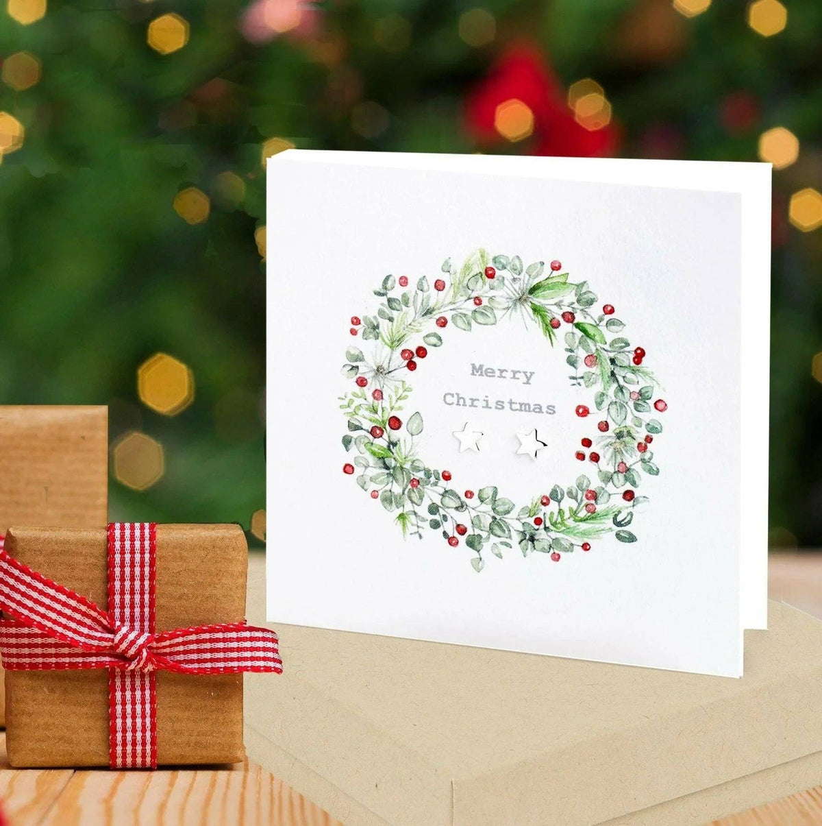 Sterling Silver Stud Earrings – Elegant Boxed Gift Set | Holiday Jewelry Gift: White