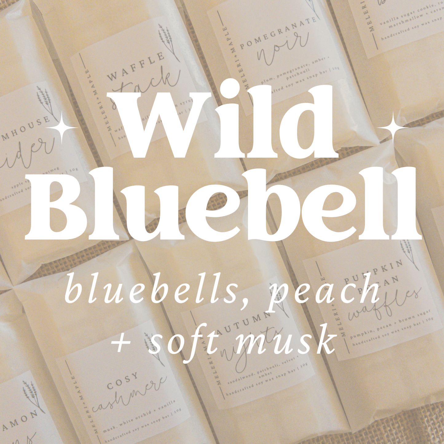 Wild Bluebell Scented Snap Bar Wax Melt