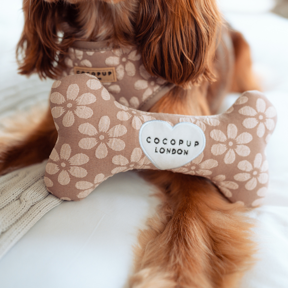 Mocha Flower Bone Toy