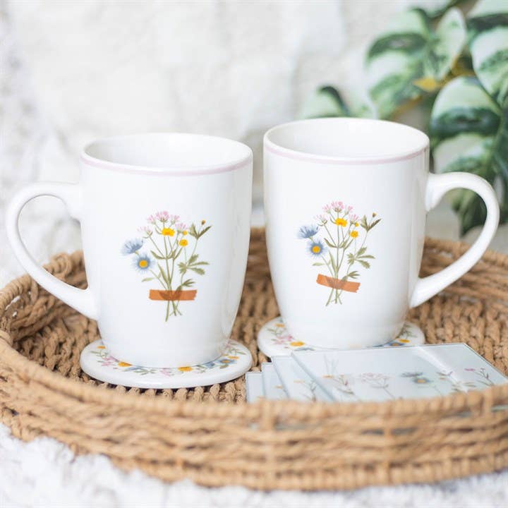 If Mums Were Flowers Mother's Day Mug & Coaster Set