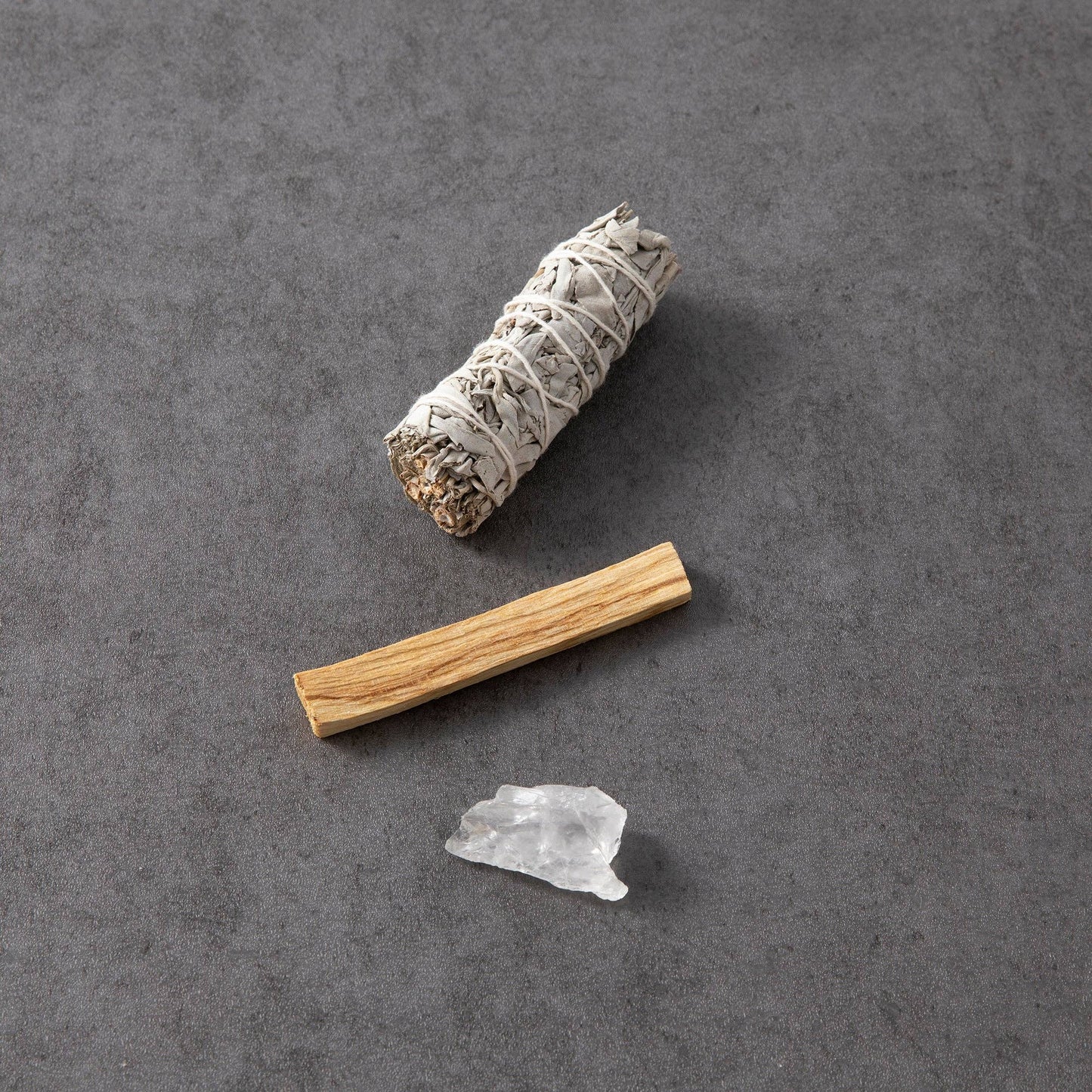Smudge Ritual Set – Cleanse, Protect & Invite Positive Energy: Clear Quartz